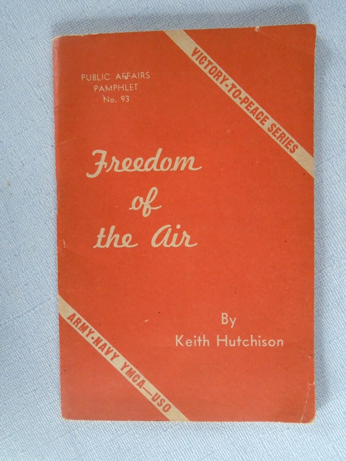 USO 1944 booklet, Freedom of The Air