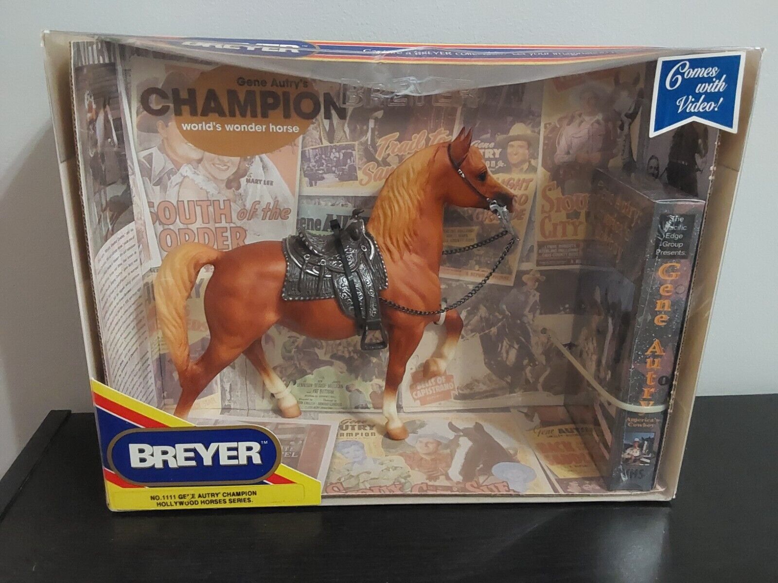 Breyer Gene Autry's CHAMPION Hollywood Horses Series #1111 2001 W/VHS NIB