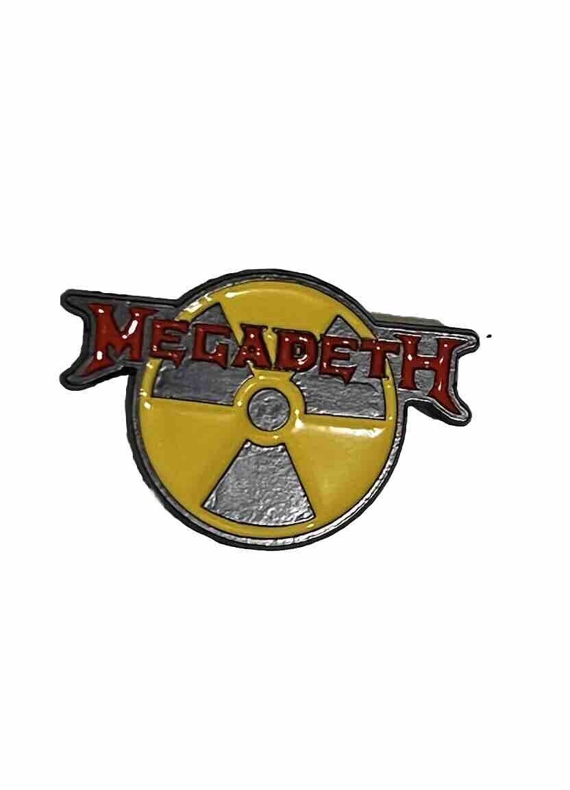 MEGADEATH Toxic Warning Hard Rock Band Logo Hat Lapel Jacket Enamel Pin