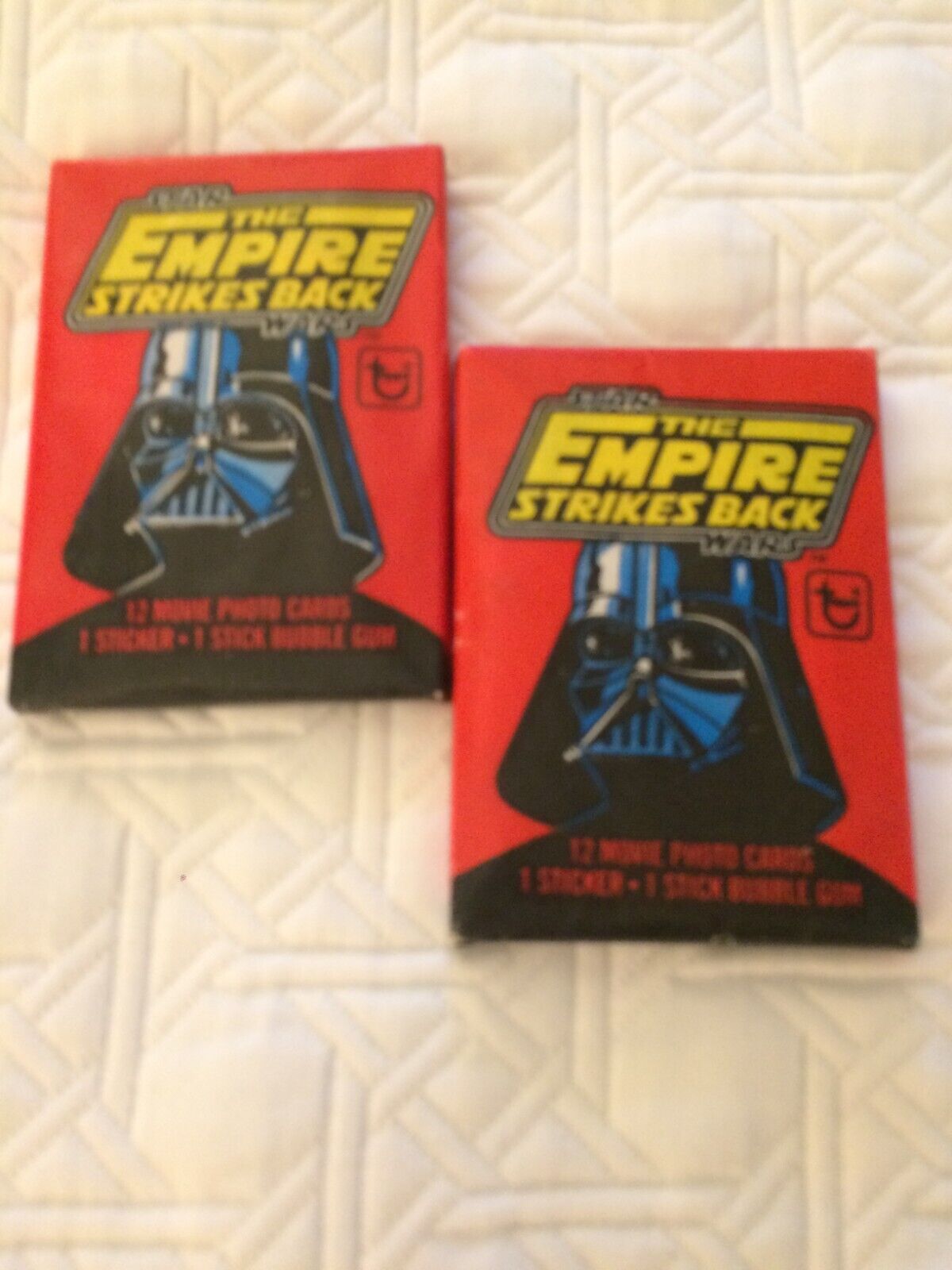 (4) - 1980 Topps Stars Wars The Empire Strikes Back Series 1 Wax Packs