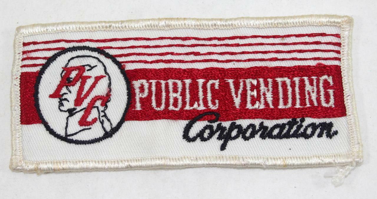 Vintage Public Vending Corporation Embroidered Patch