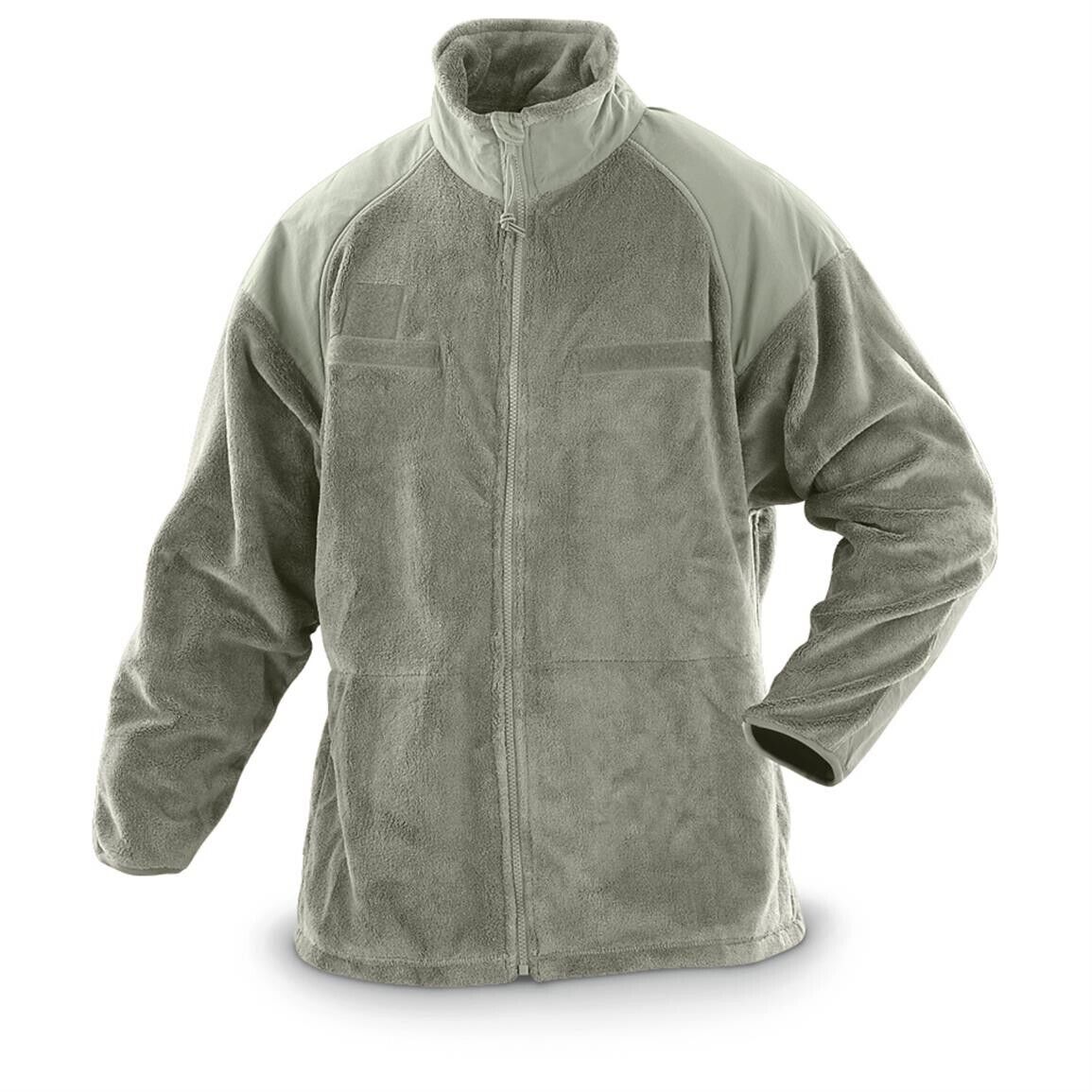 USGI Military Gen III Polartec 100 Cold Weather Fleece Jacket GREEN MEDIUM MINT