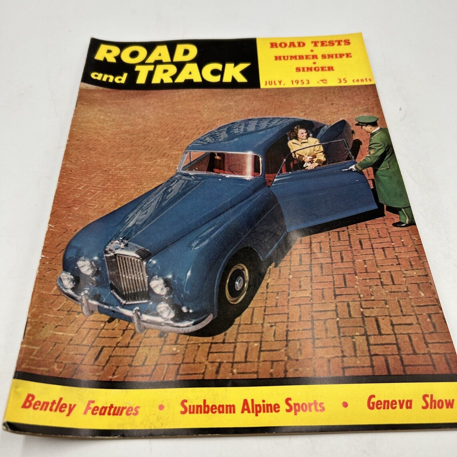 July 1953  ROAD & TRACK  Magazine-Excellent Condition