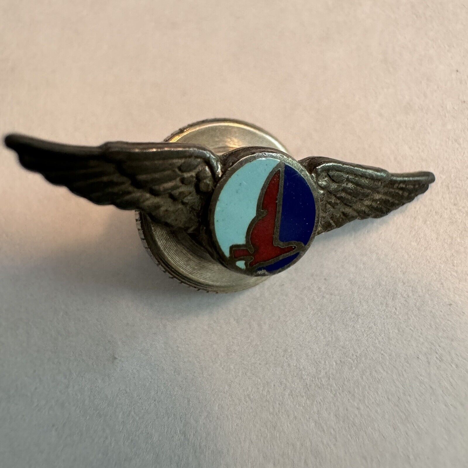 Vintage 1940\'s  Eastern Airlines Sterling Wings  Lapel Pin