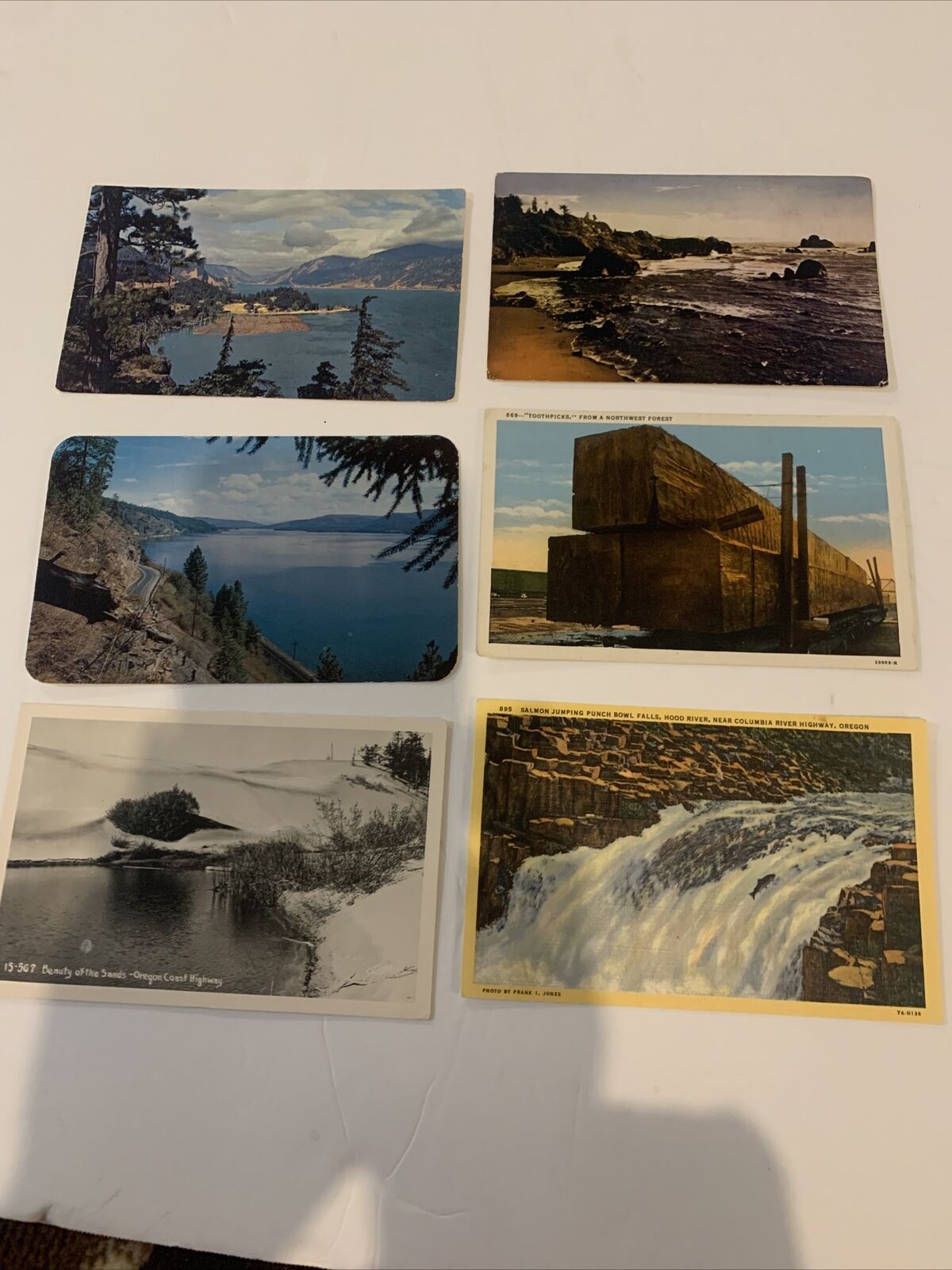 Vintage Postcard Lot of 6~Oregon~Linen RPPC~Great