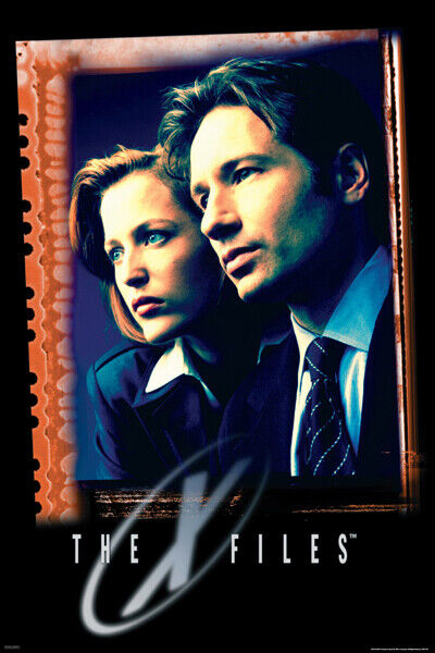 THE X FILES 24x36 POSTER CLASSIC TELEVISION DAVID DUCHOVNY FOX TV SERIES GIFT