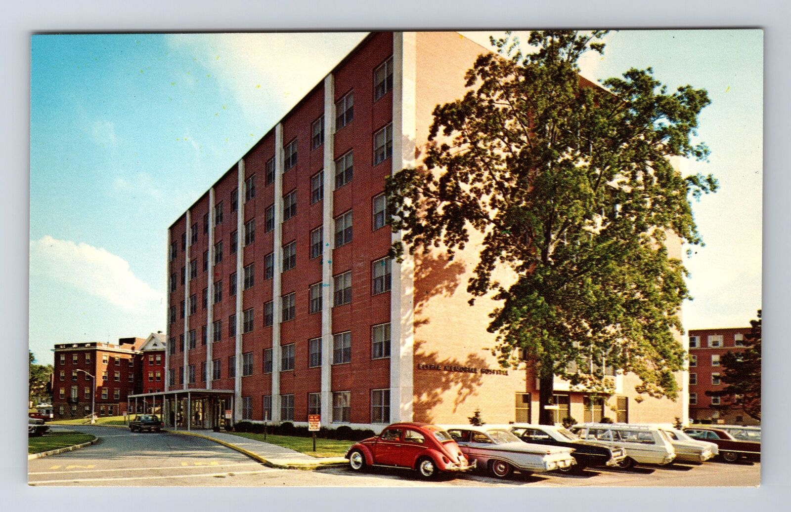 Elyria OH-Ohio, Memorial General Hospital, Aerial, Antique, Vintage Postcard