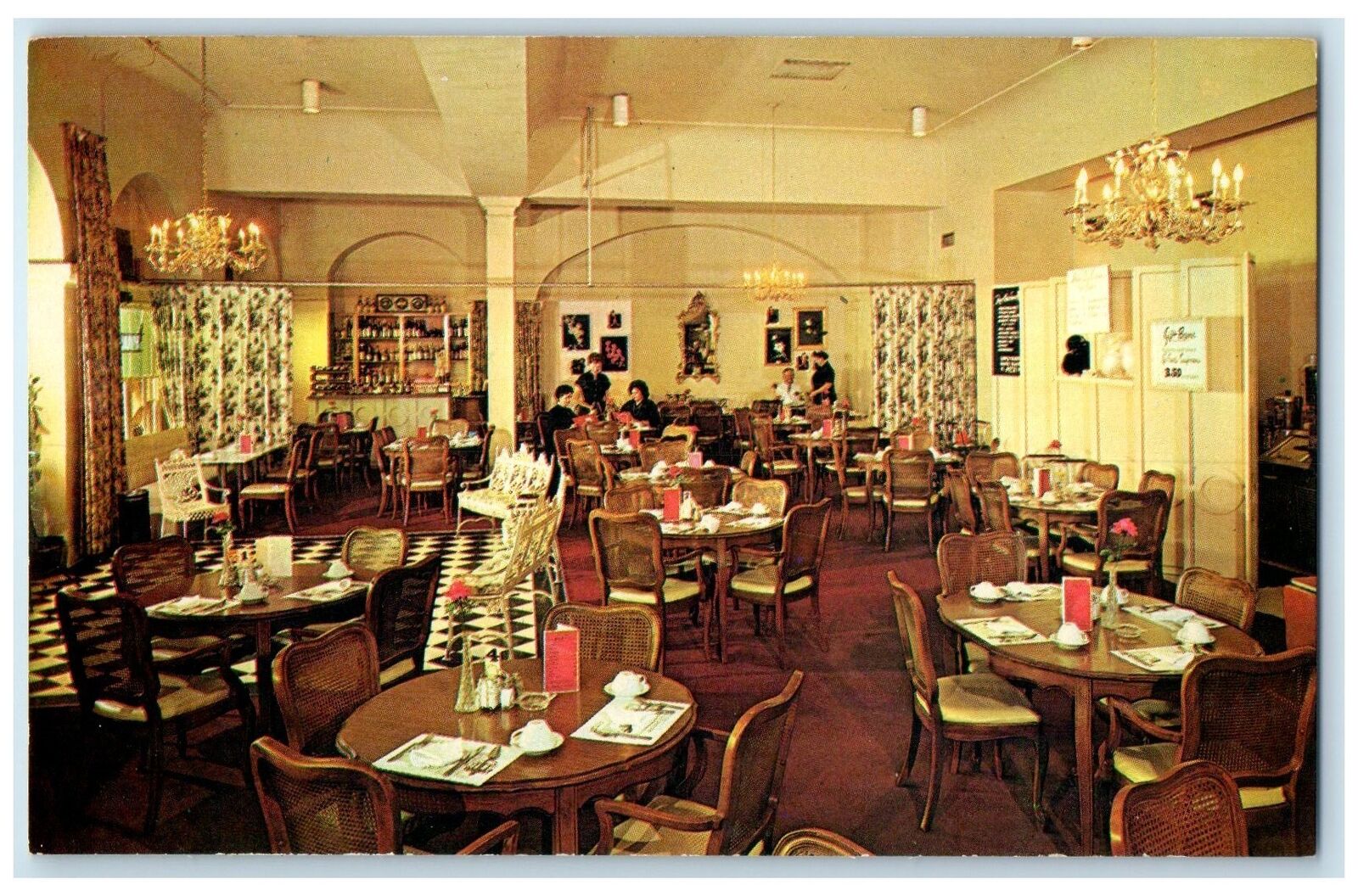 c1960s French Market Fine Old Restaurant Scene New Orleans Louisiana LA Postcard