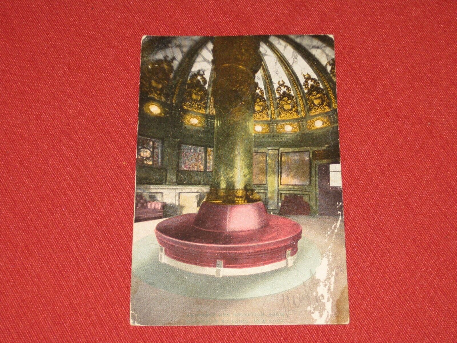 1909 Entrance & Reception Room-Butterick Bldg., N.Y Postcard Posted VG