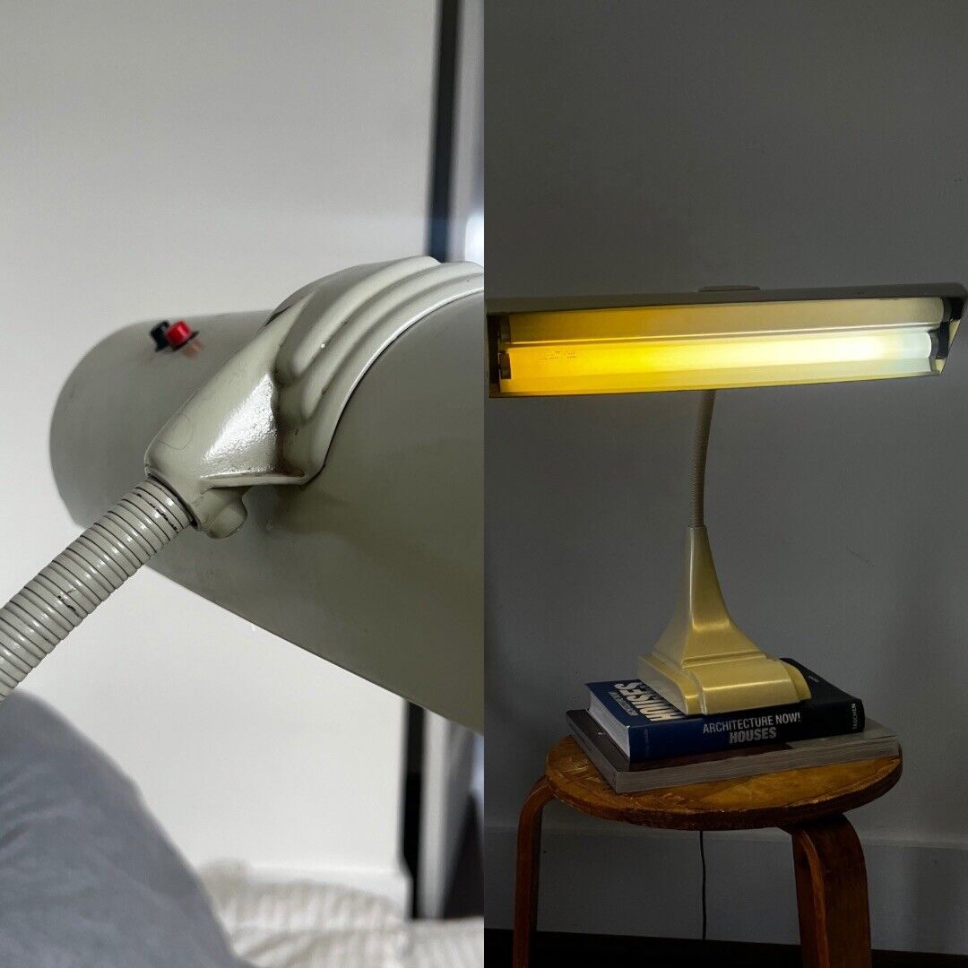 Vintage Desk Lamp Adjustable Neck
