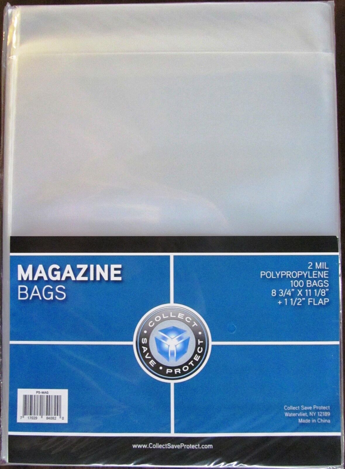 1000 New CSP Magazine 2mil Polypropylene Bags 8 3/4\