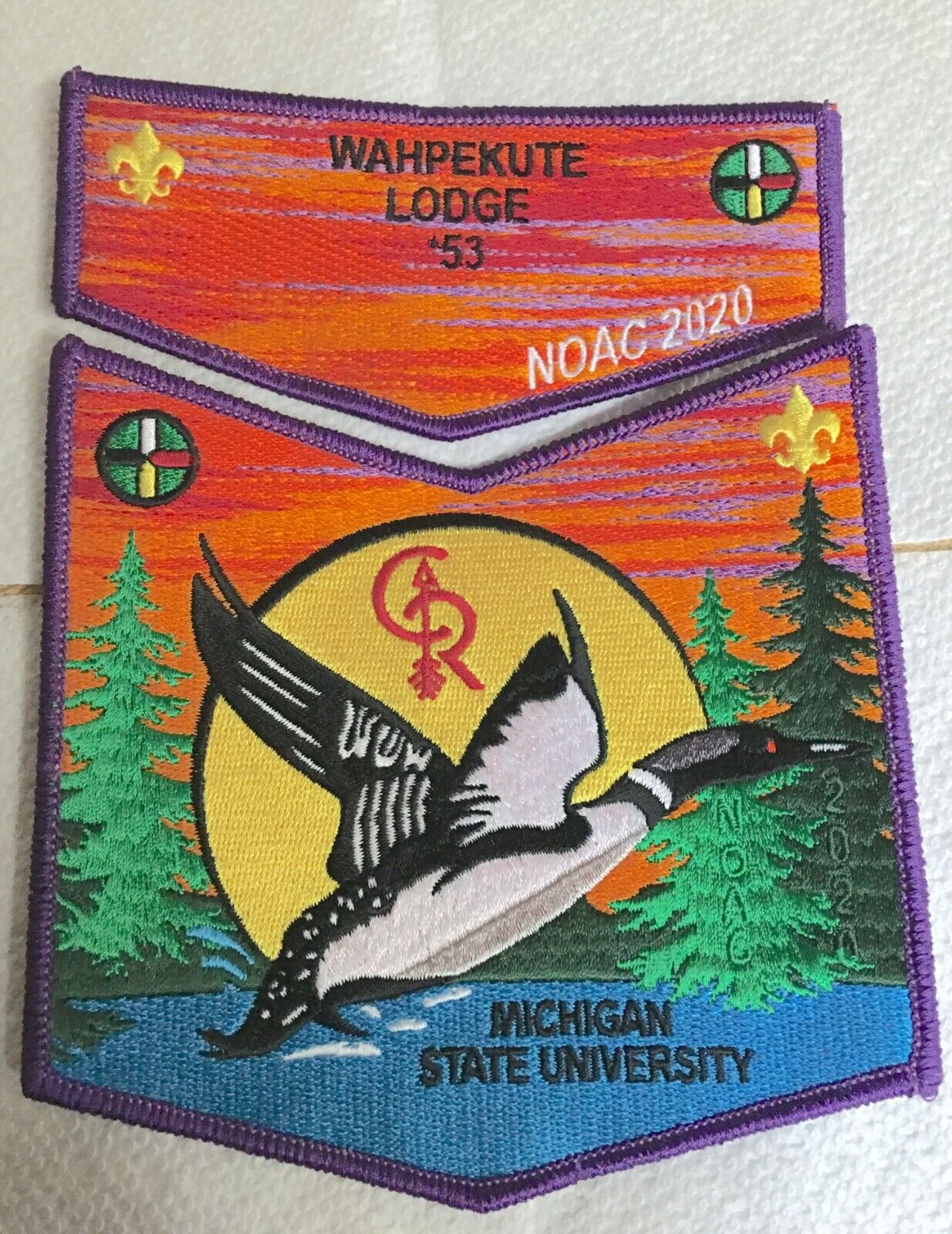New 2020 OA NOAC Flap Patch Wahpekute Lodge 175 made Central Region Scouts