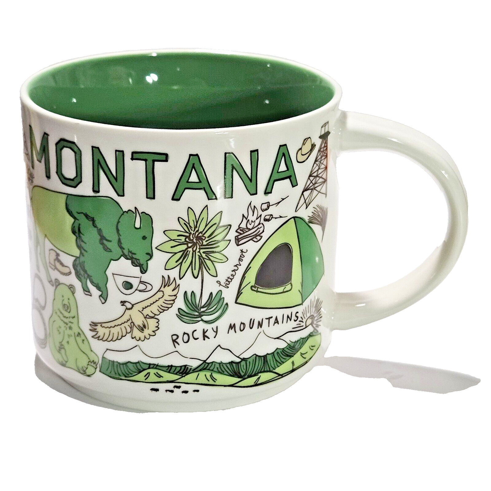 Starbucks 2018 Montana Been There Series Across The Globe Collection Coffee Mug