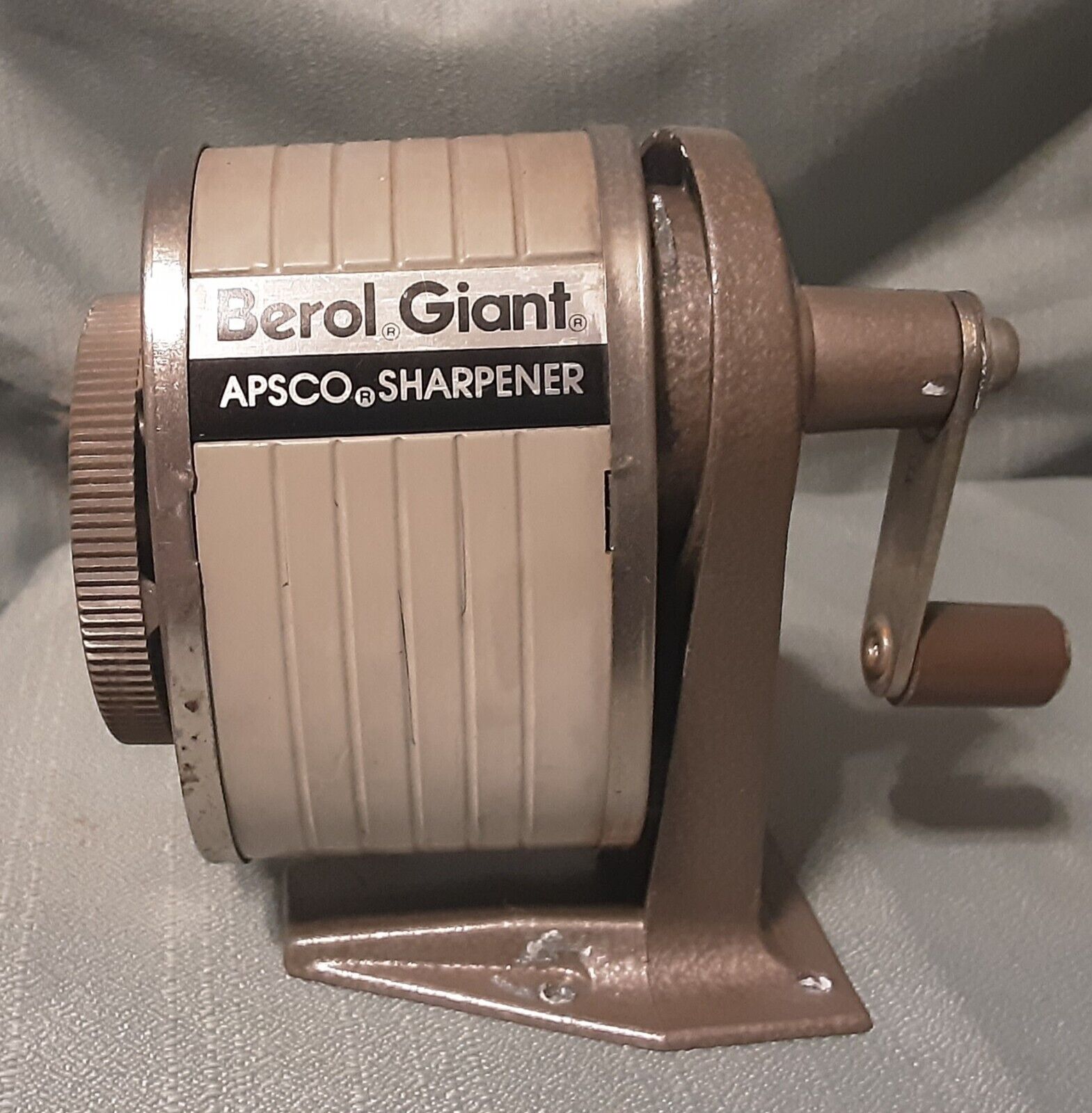 Vintage Berol Giant Apsco Pencil Sharpener Wall or Desk Top 6 Hole Made in USA