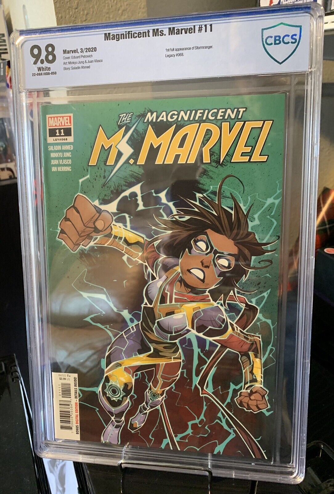 Magnificent Ms. Marvel 11 CBCS 9.8 (2020) - Key: 1st Full App. of Stormranger