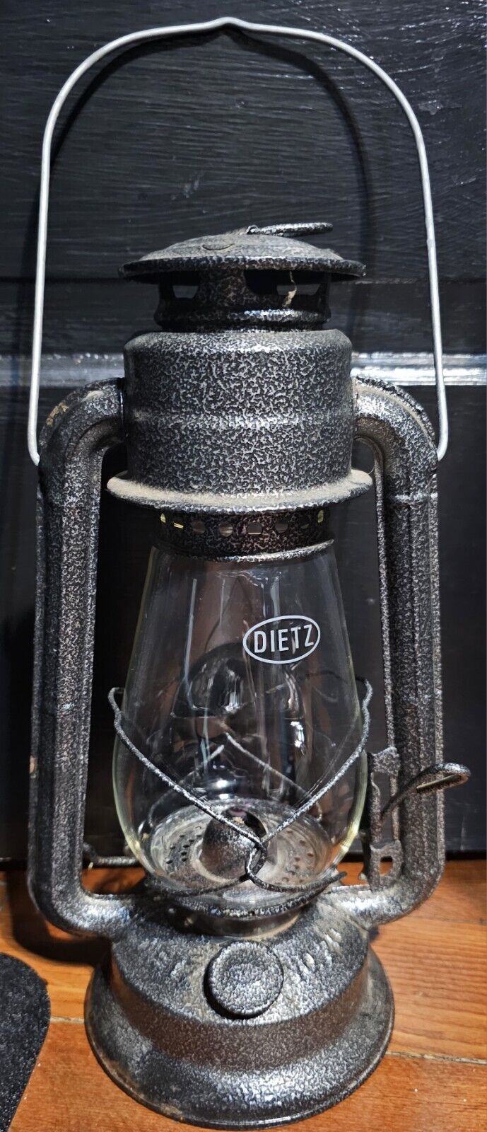 Vintage 1920\'s Dietz Junior Oil Burning Hurricane Lantern Railroad Lamp