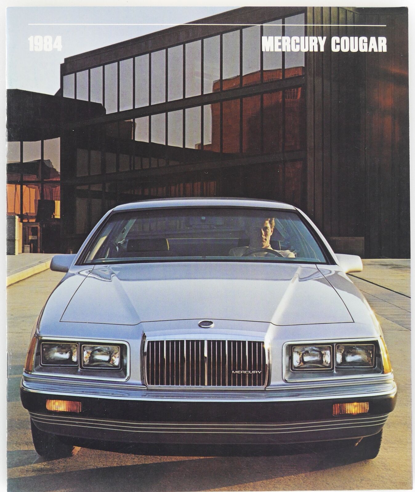 1984 Lincoln Mercury Cougar NOS Dealer Sales Brochure Print Ad Catalog