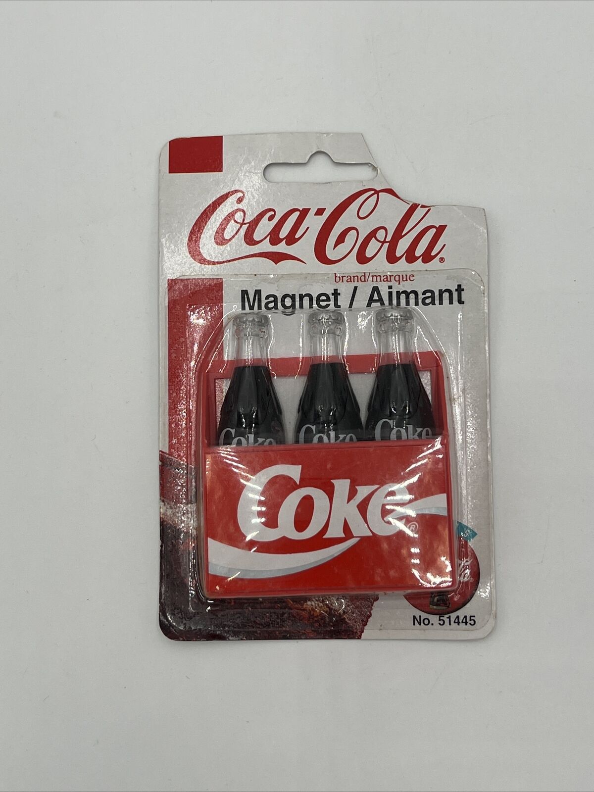 Vintage, Coca-Cola Coke Bottles Magnet, 1999 Nos SEALED