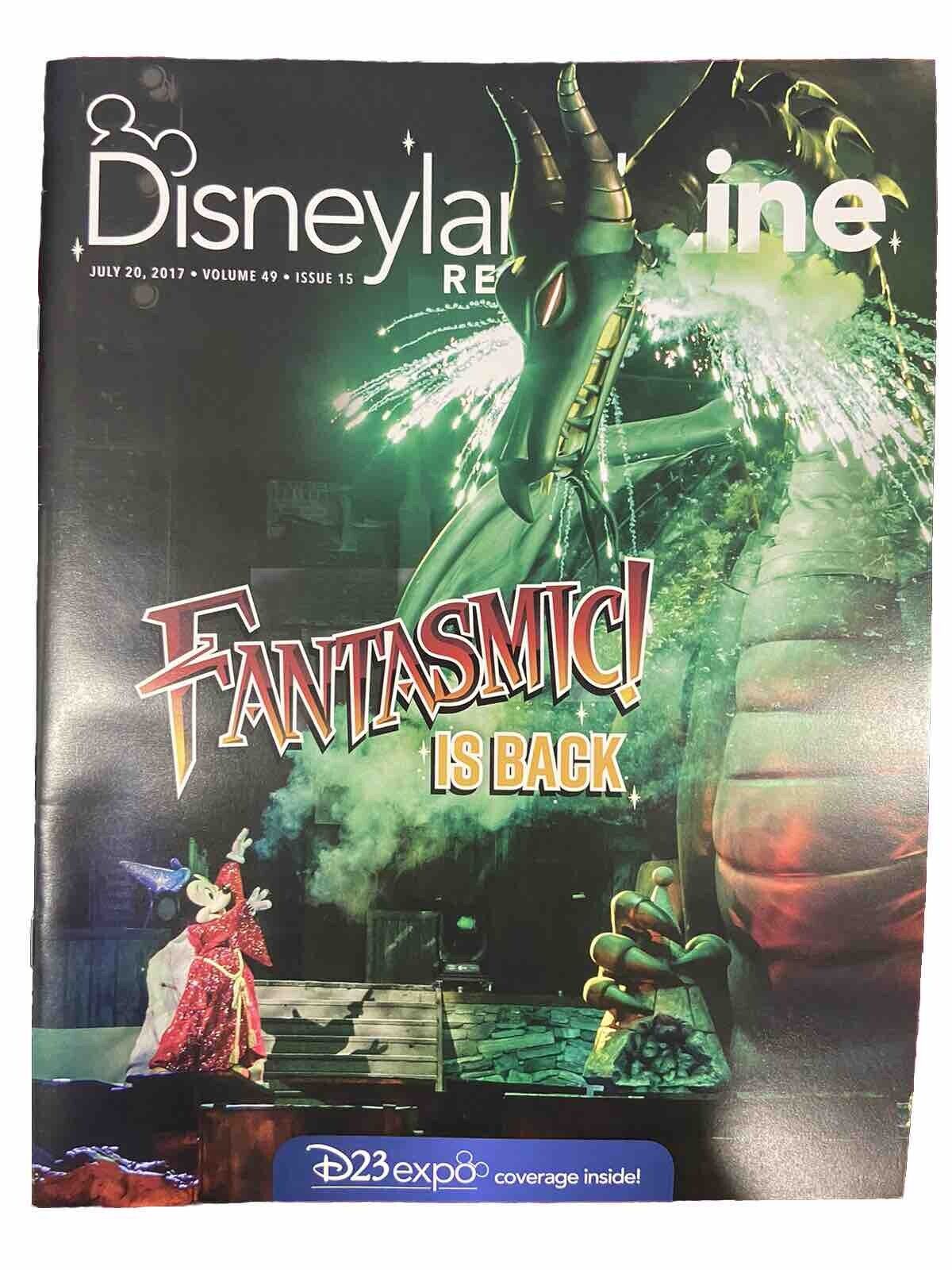 Disneyland Line magazine Cast July 2017 Vol 49 Issue 15 Fantasmic Maleficent