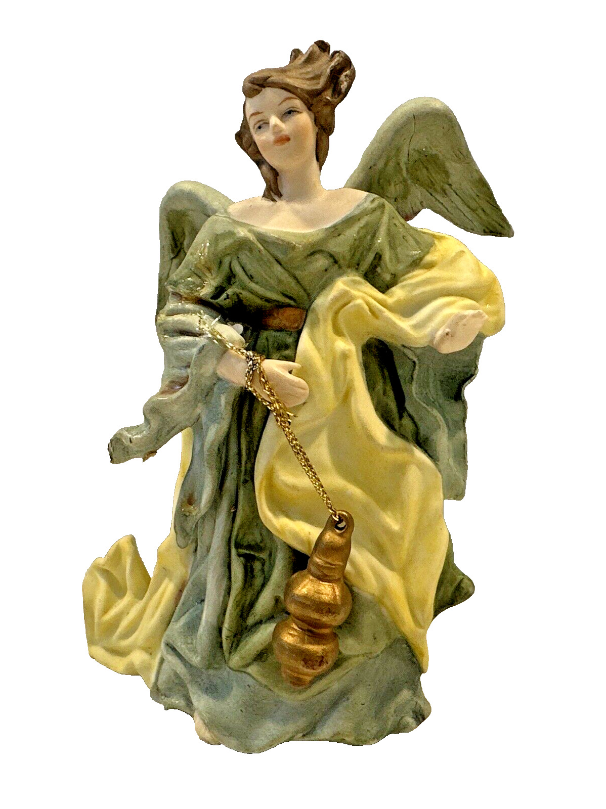 Vintage Milano Porcelain Angel Ornament Sculpture Figurine 4.5\