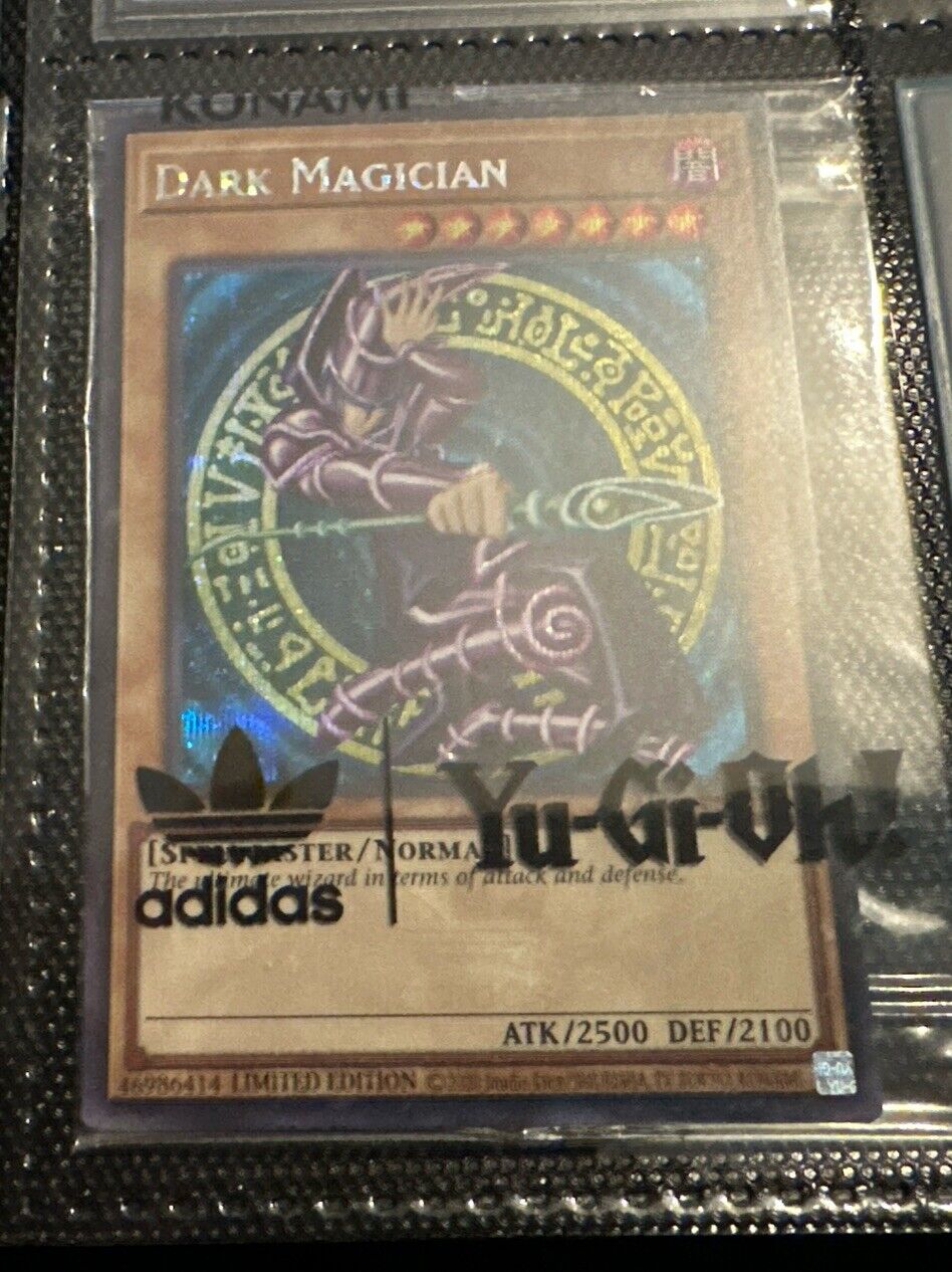 Yu-Gi-Oh Adidas Promo Dark Magician Card ADC1-EN001 FACTORY SEALED