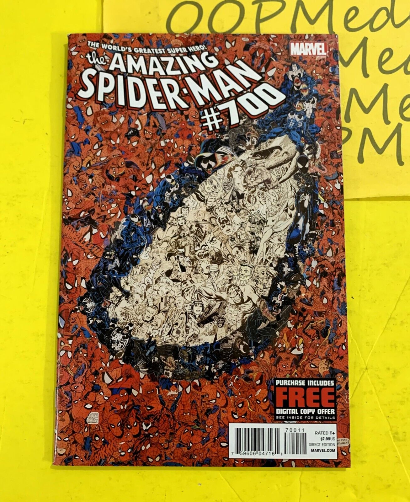 The Amazing Spider-Man FINAL ISSUE #700 Death Of Peter Parker MR. GARCIN COVER