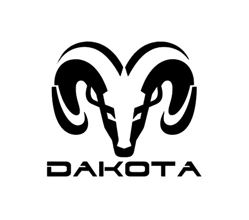 Permanent Vinyl Decal Sticker - Ram Truck logo for Dodge Dakota Durango Aries