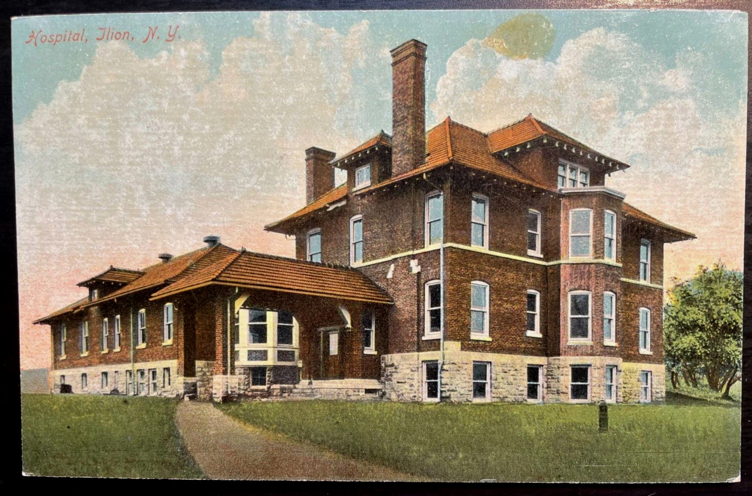 Vintage Postcard 1907-1915 Ilion Hospital, New York