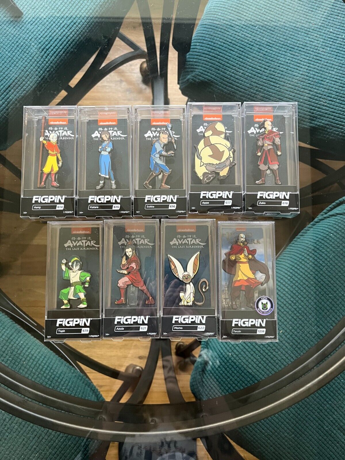 FiGPiN Lot (9 pcs) Avatar the Last Airbender, Includes Retail Exclusives