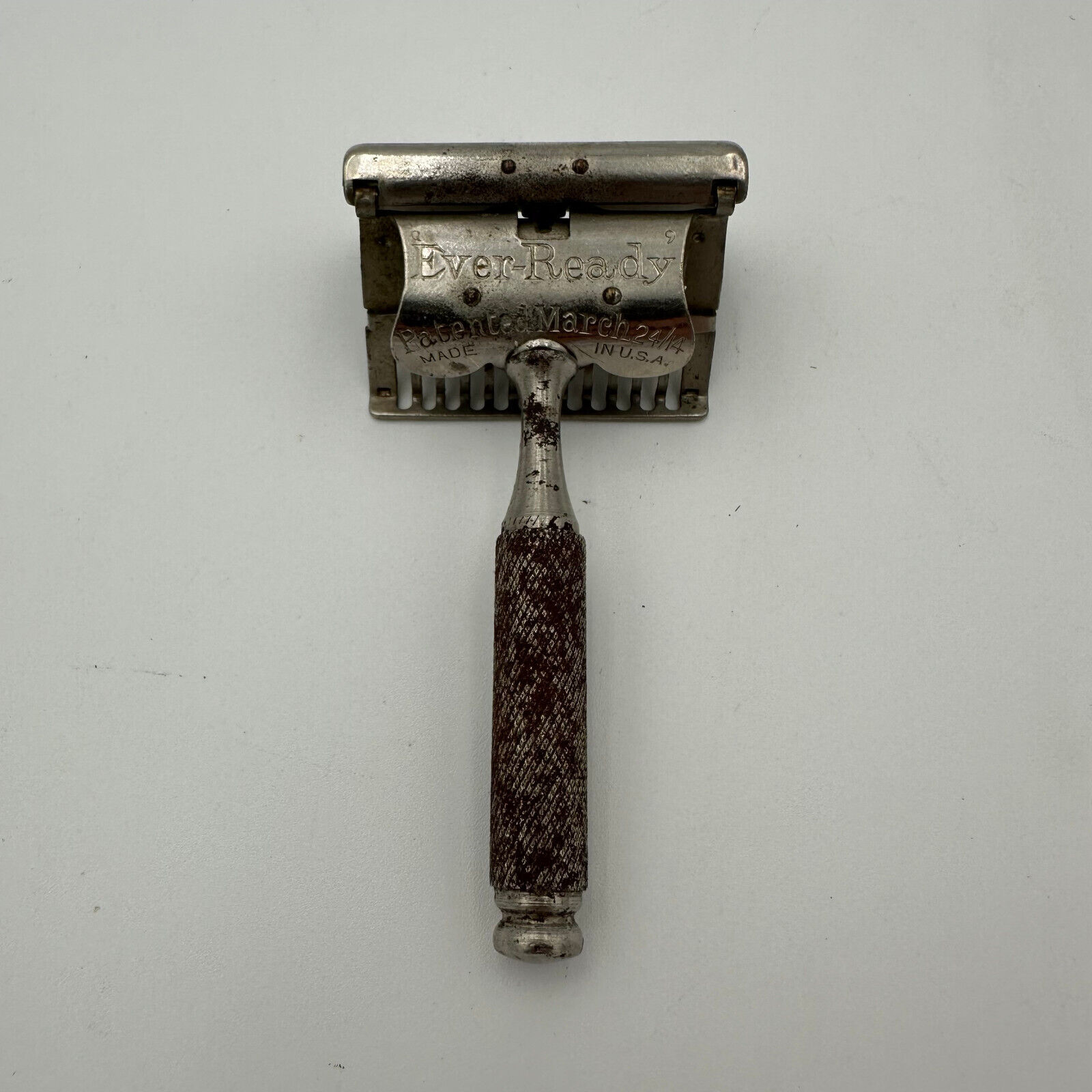 Vintage American Safety Razor Co - Ever-Ready Patented March 24, 1914  New York
