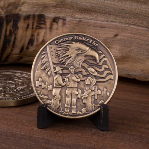 Firefighter's Dedication Challenge Coin