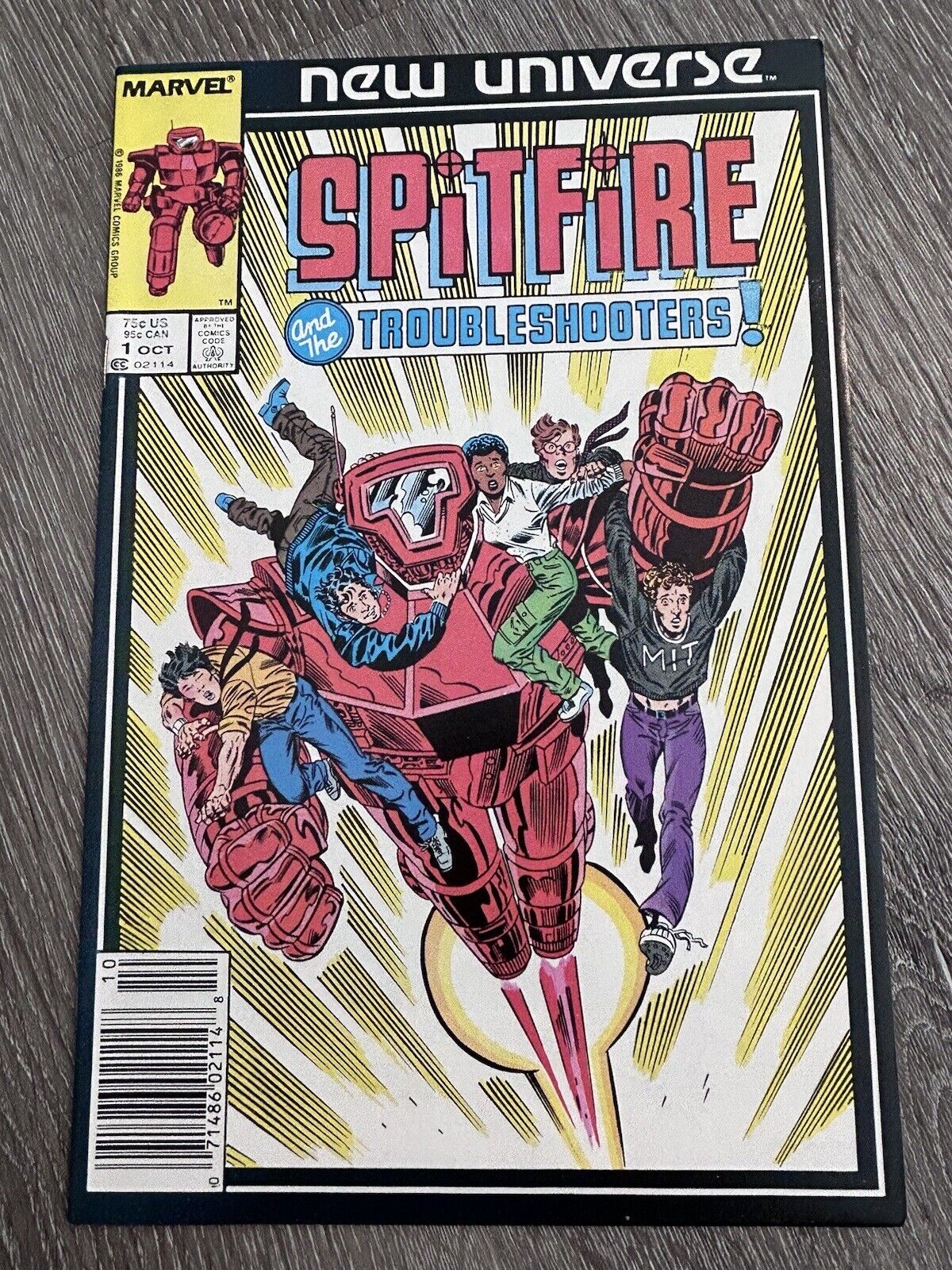 Spitfire and the Troubleshooters #1 Oct. 1986 Marvel Comics Newsstand NM