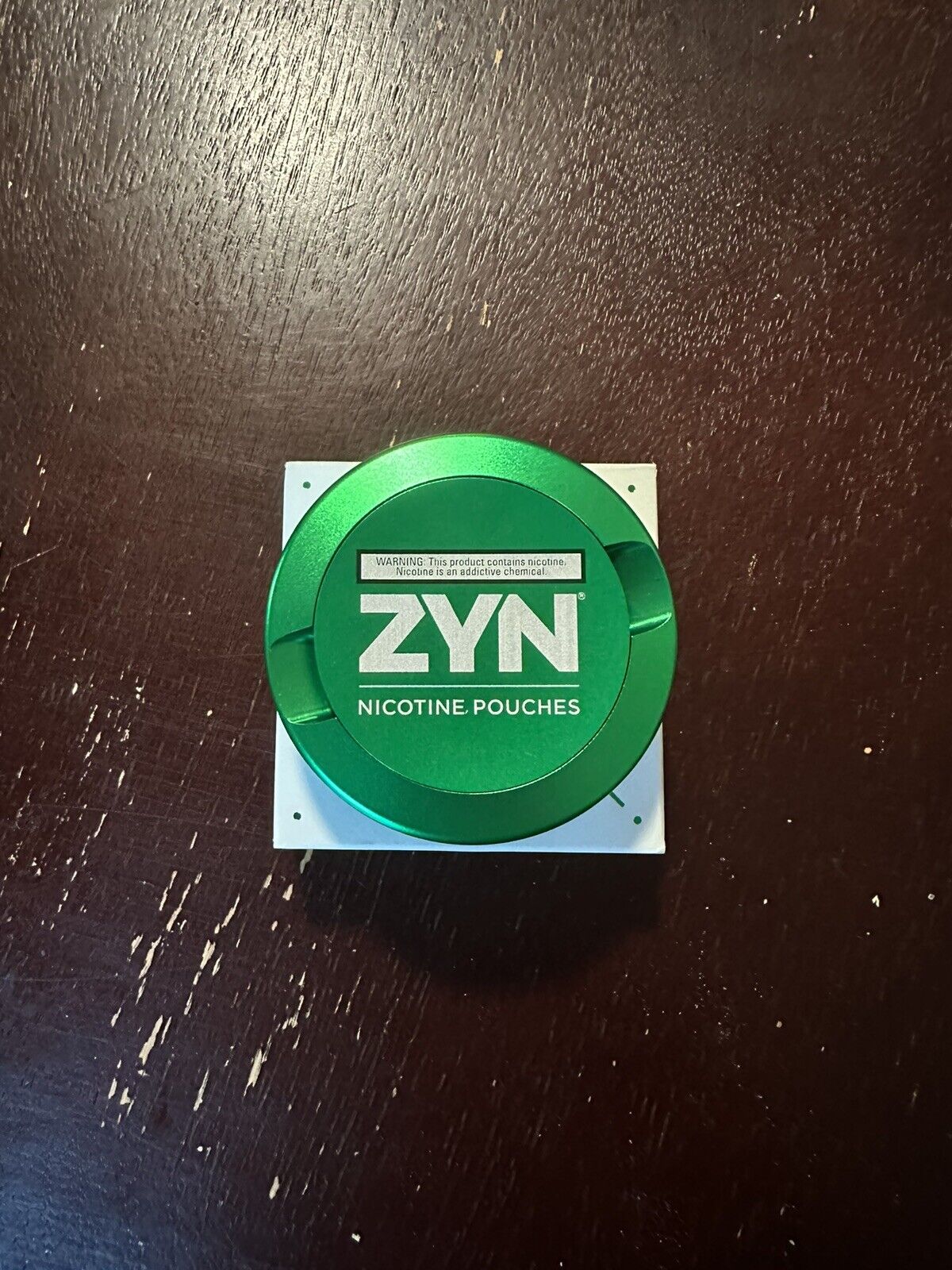 ZYN Metal Can Green