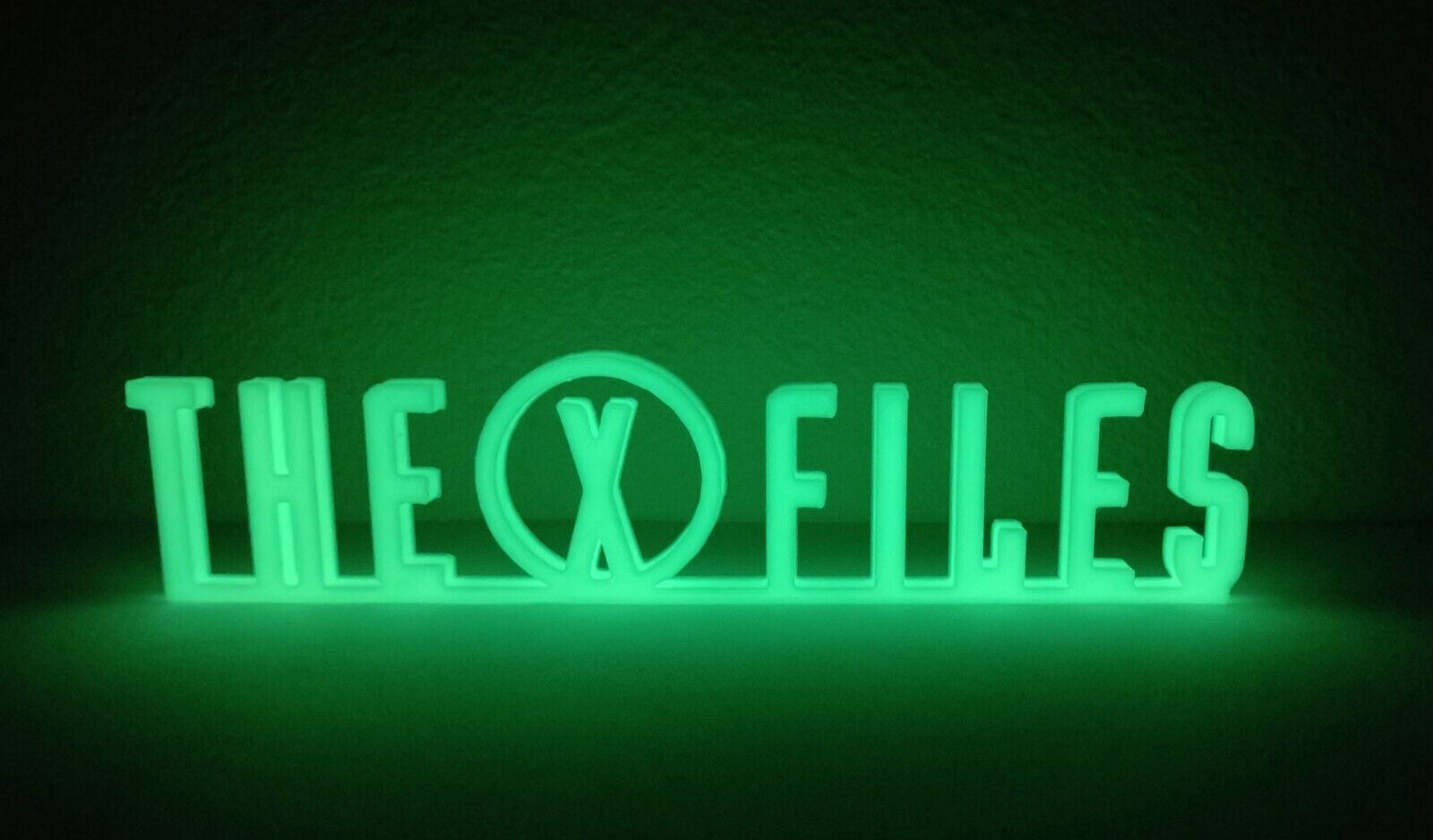 The X-Files GITD Display Sign Glow-In-The-Dark