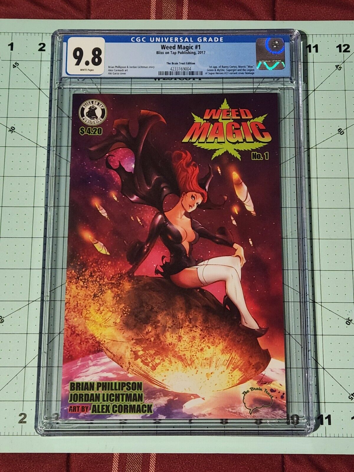 WEED MAGIC #1  SuperGirl And The Legion Of Super-Heroes #23 HOMAGE CGC 9.8 