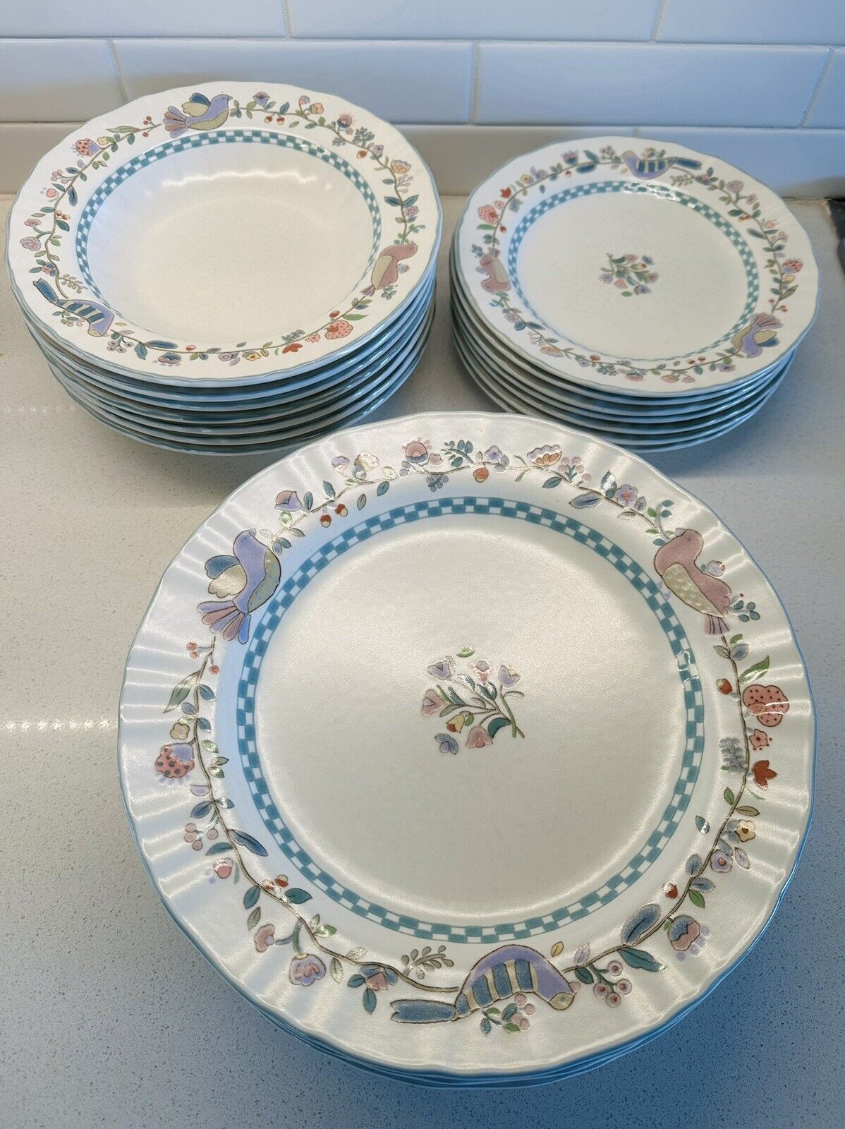 RARE FIND Mikasa Country Classics Country Breakfast 21 Piece Set (Service For 7)