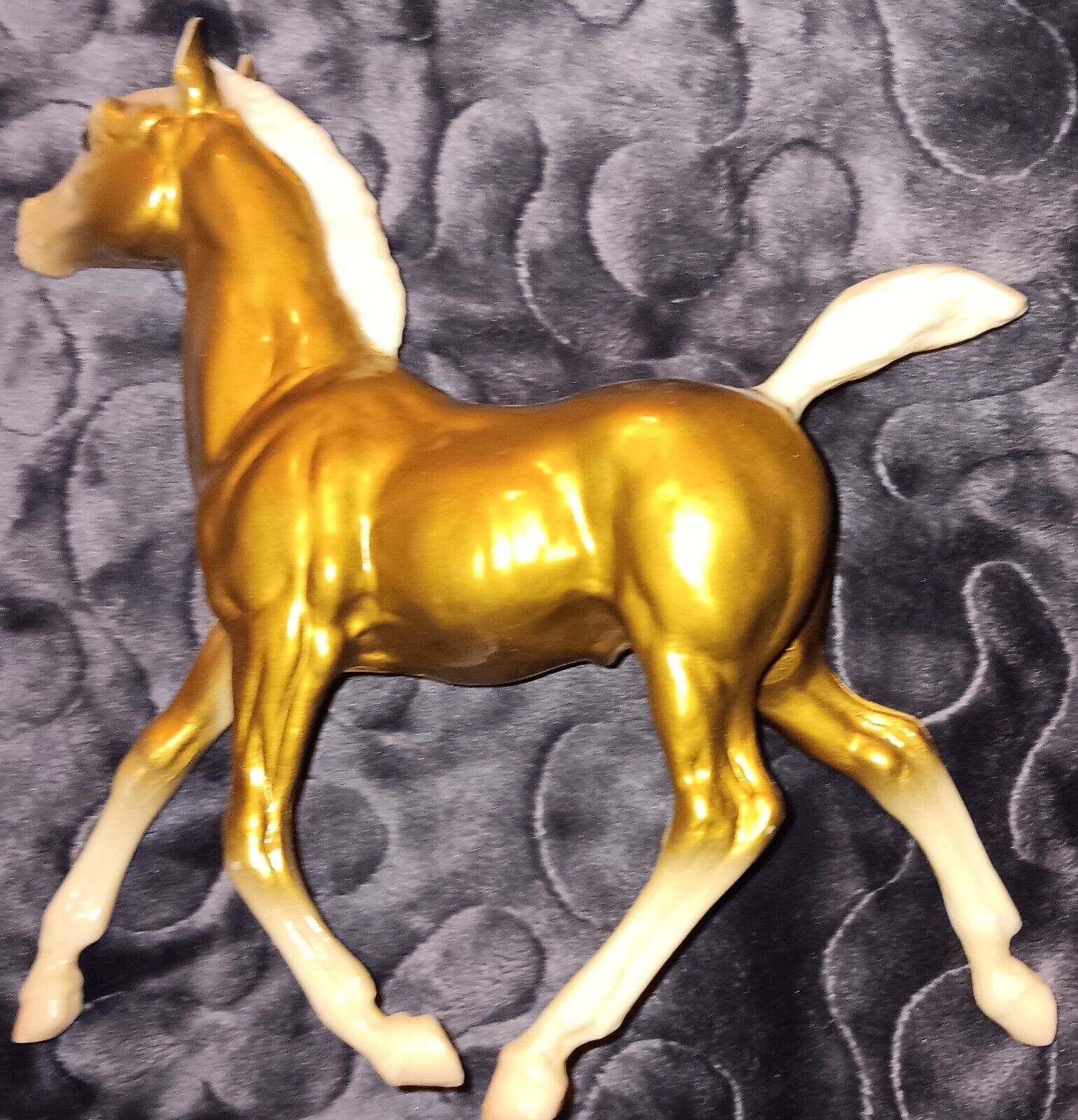 Breyer RARE Gold Charm, Blue Copenhagen, Gold Florientine 3 foals