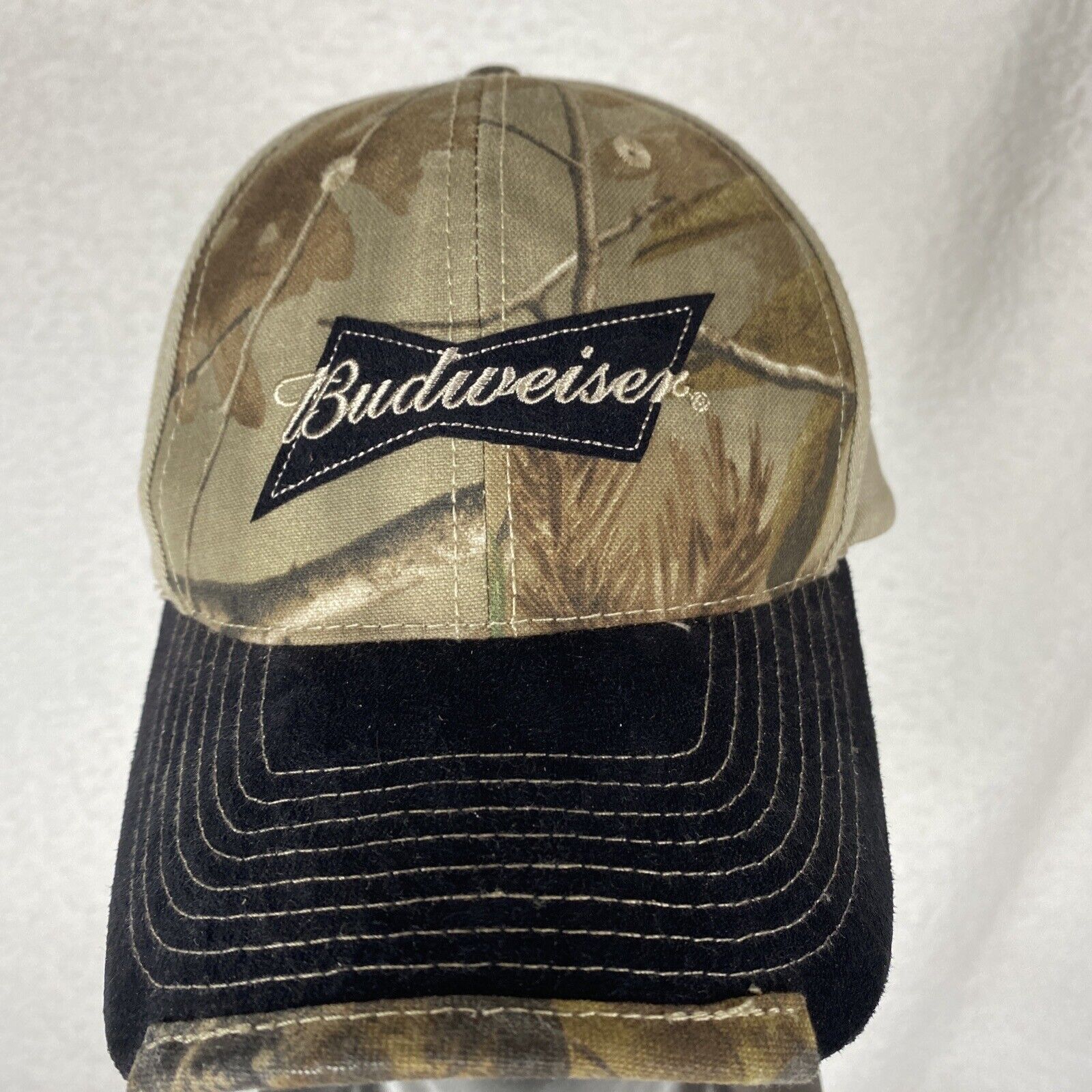Budweiser Camo Hat Adjustable 2010 Official A-B Product Hunting Earnhardt Rodeo