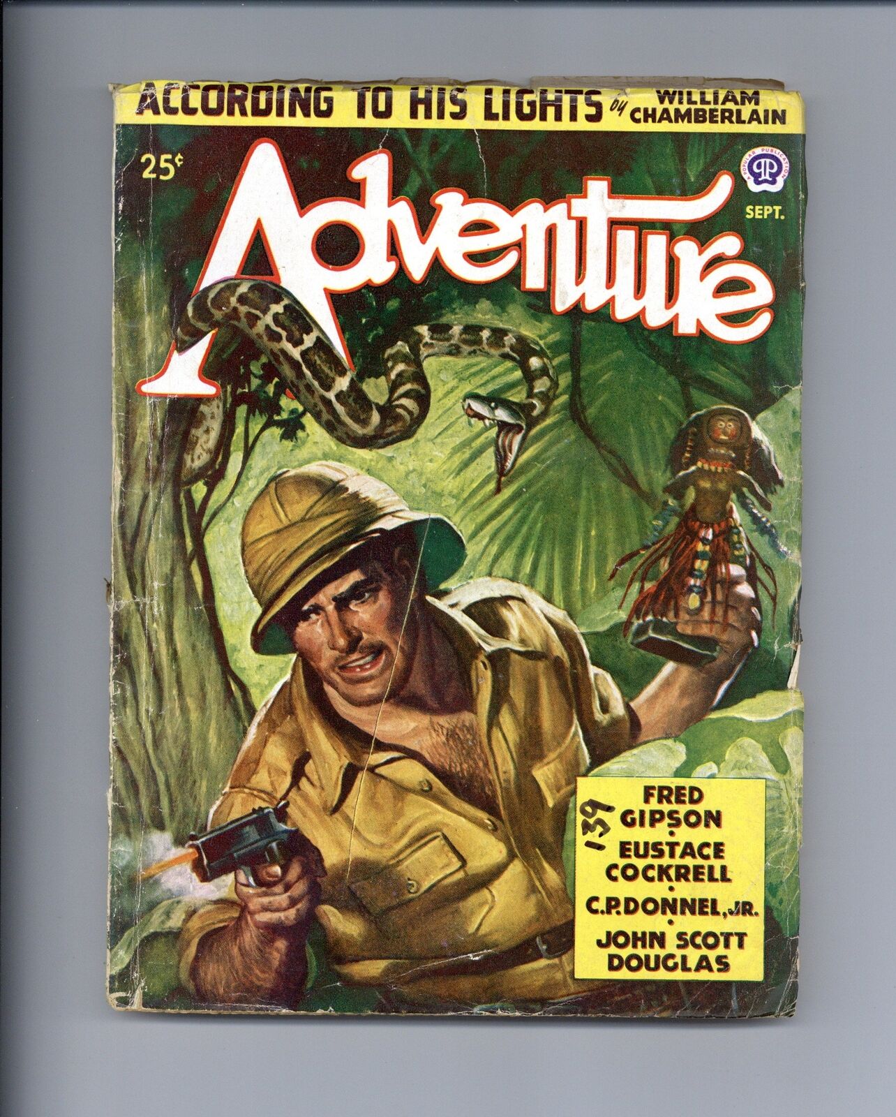 Adventure Pulp/Magazine Sep 1947 Vol. 117 #5 VG