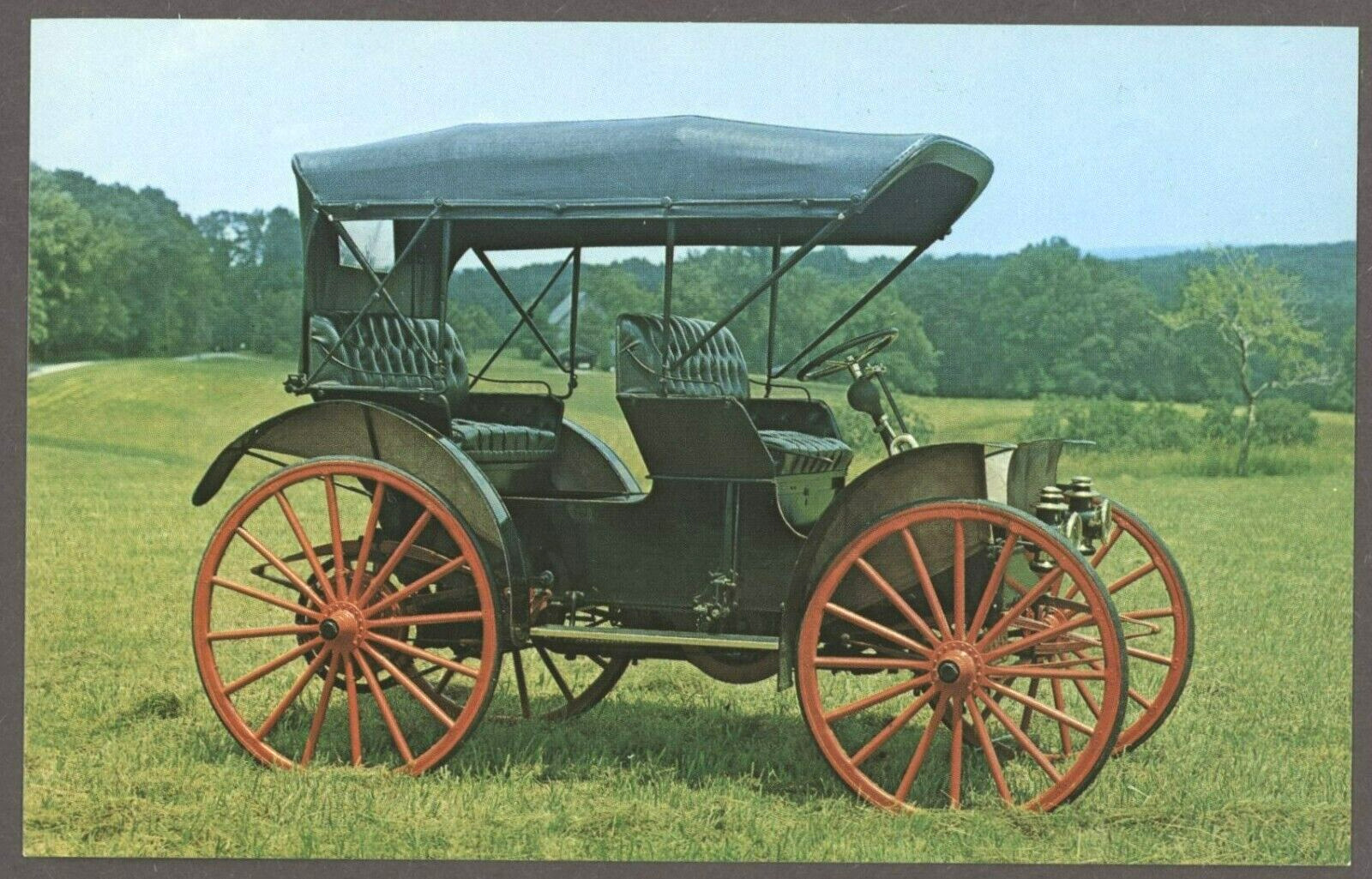 1908 International Auto Buggy Classic Car Postcard