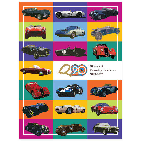 NEW 2023 20th Quail Motorsport Gathering Poster 19 Best in Show Winners 