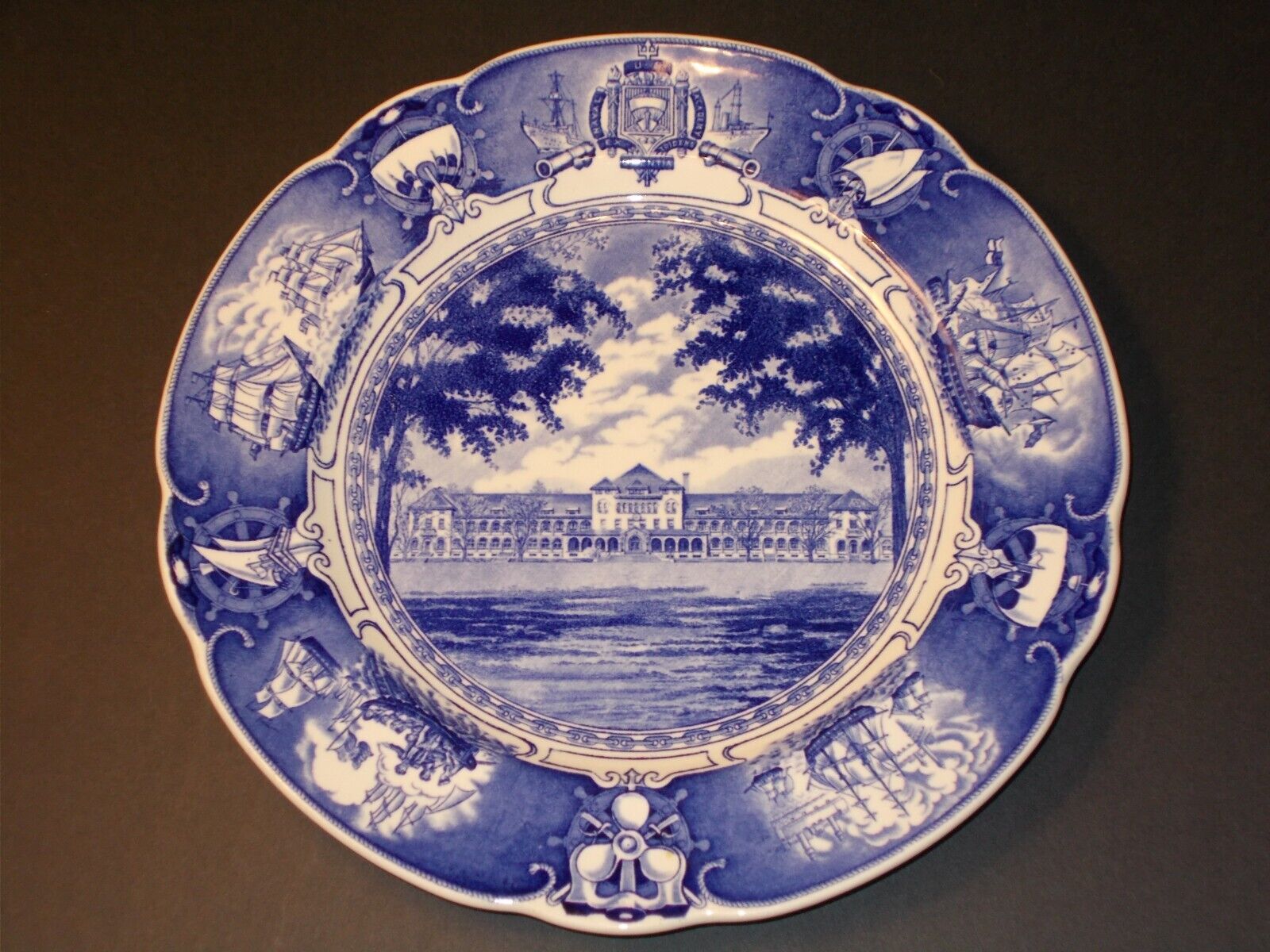 US Naval Academy Wedgwood Dinner Plate 10 1/4”, Postgraduate School