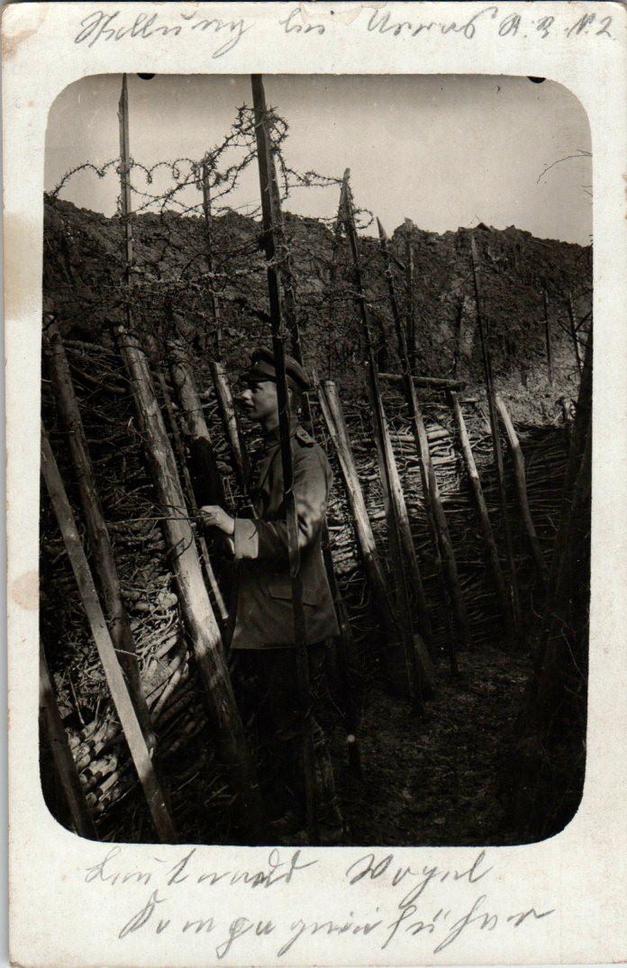 WWI German Trench Postcard