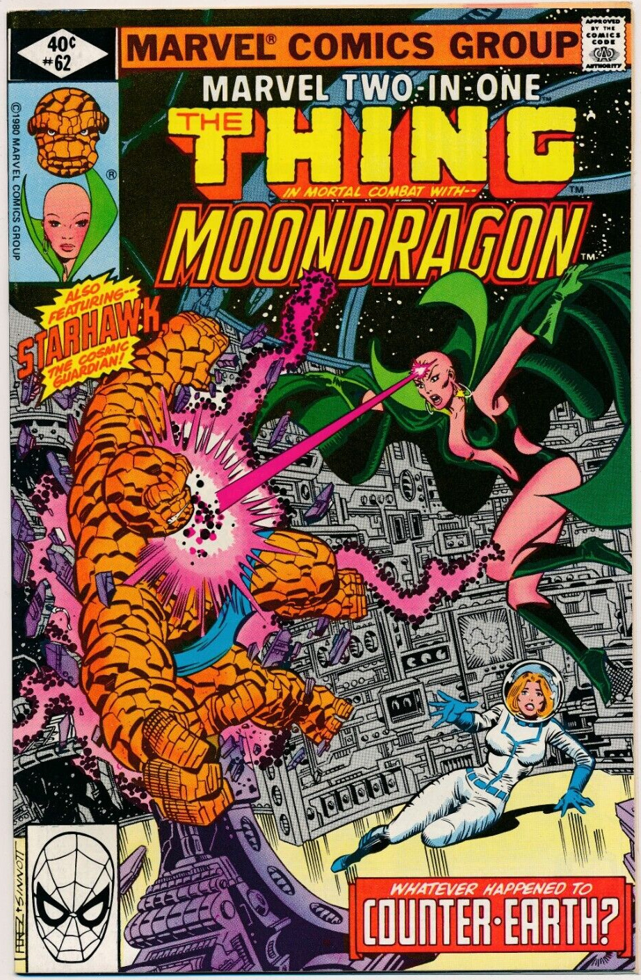 Marvel Two-In-One (Marvel, 1974 series) #62 NM Thing and Moondragon