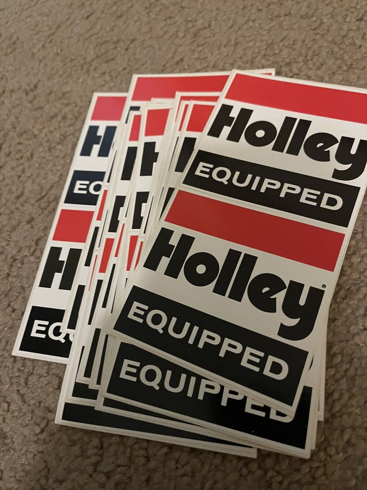 HOLLEY Equipped  Original Vintage 1960's 70's Racing Sticker 3.50 inch Lot Of 26