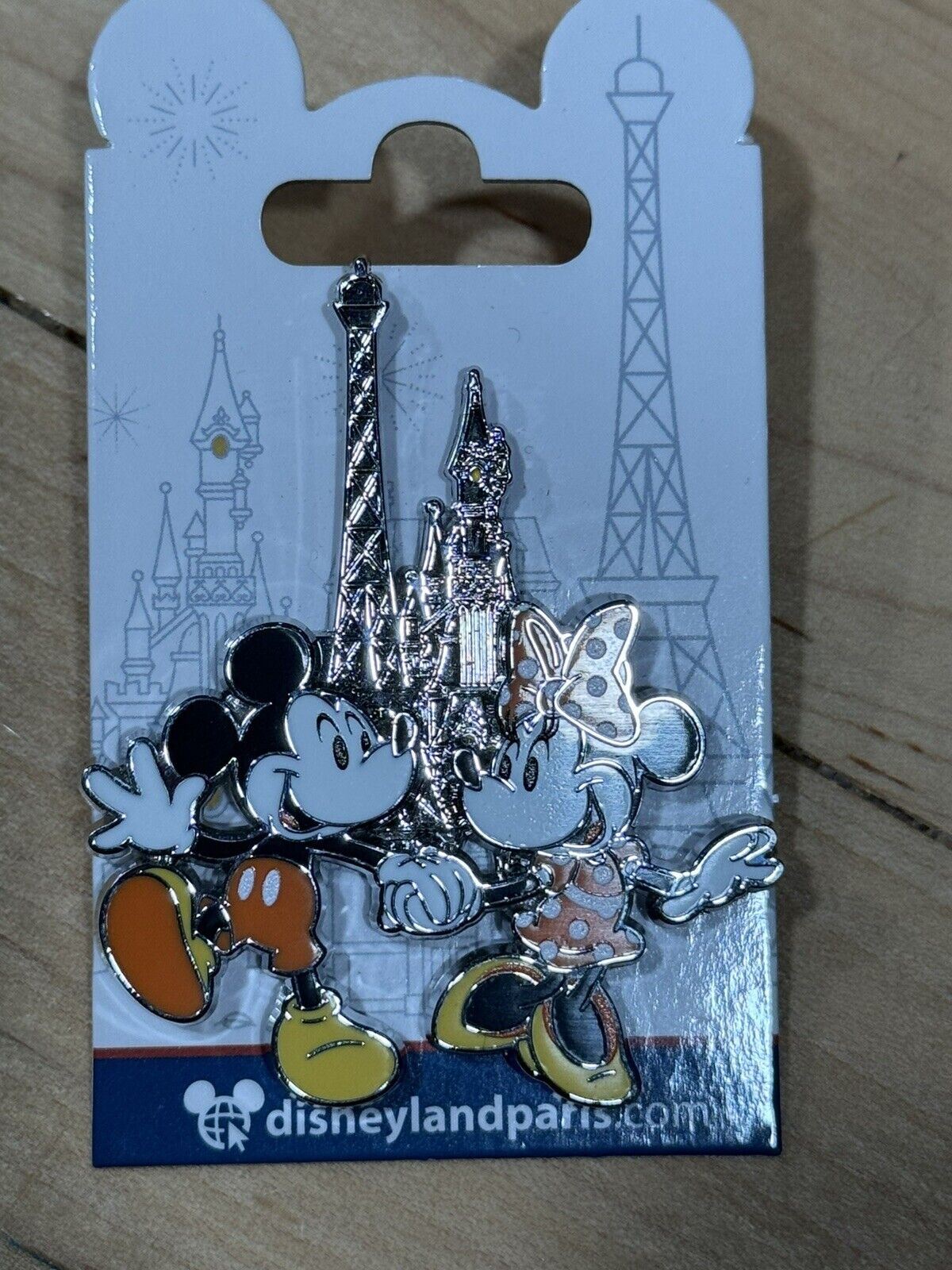 Disney 2024 Disneyland Paris Eiffel Tower Mickey and Minnie Pin