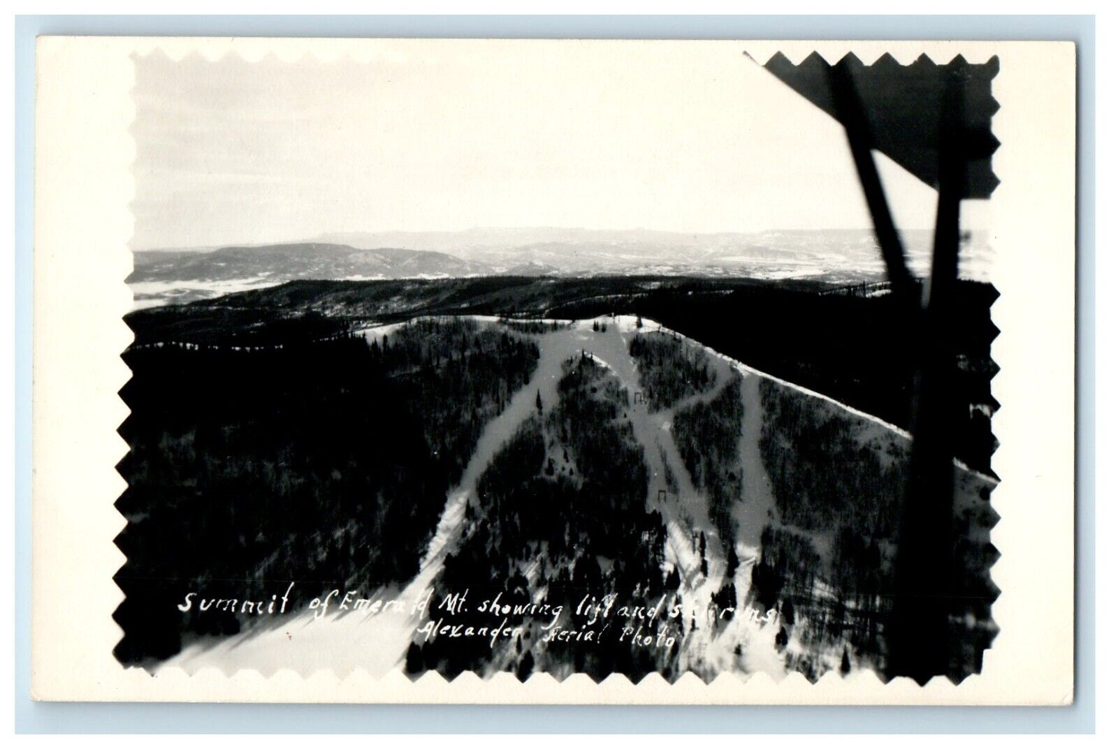 Mt. Emerald Summit Steamboat Springs Colorado CO RPPC Photo Vintage Postcard