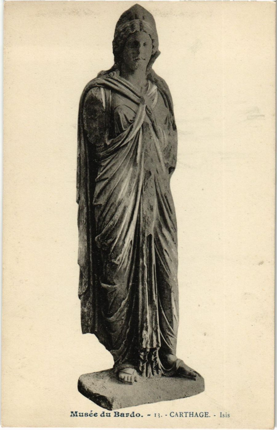 CPA AK TUNISIA Carthage - Museum Bardo, Isis (1009553)