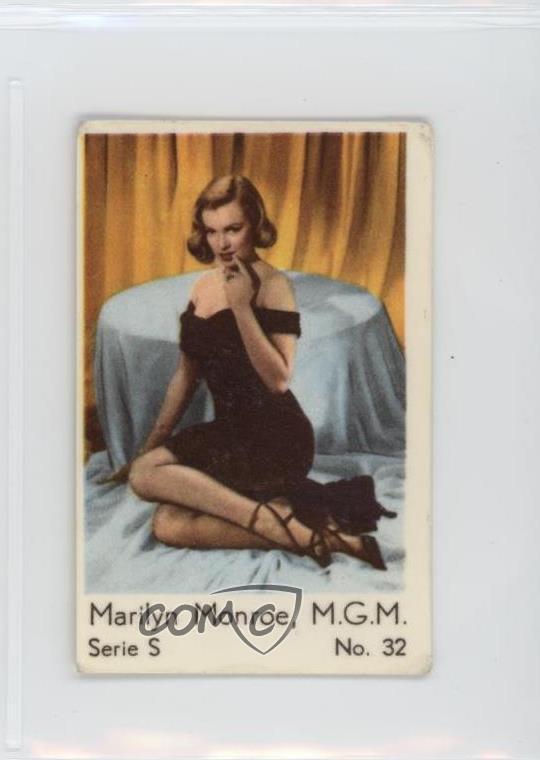 1957 Dutch Gum Serie S Marilyn Monroe #32 f5h