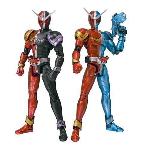 Bandai Spirits S.H.Figuarts Kamen Rider W Double War Heat Joker & Heat Tr...